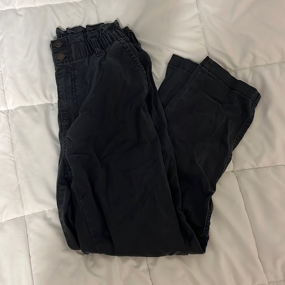 Black baggy cargos, size M - Picture 2 of 3